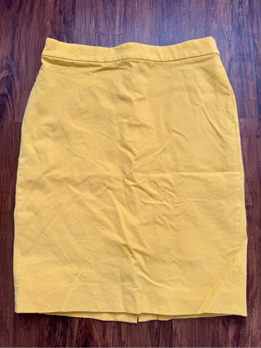 J. Crew Bright Yellow No.2 Pencil Skirt, Size 4